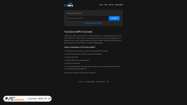 ytmp3.gl screenshot