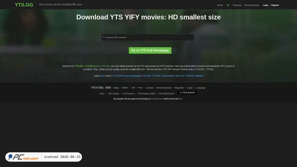 yts.gg screenshot