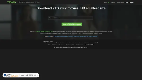 yts.gg screenshot