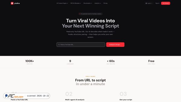 Screenshot di ytultra.com
