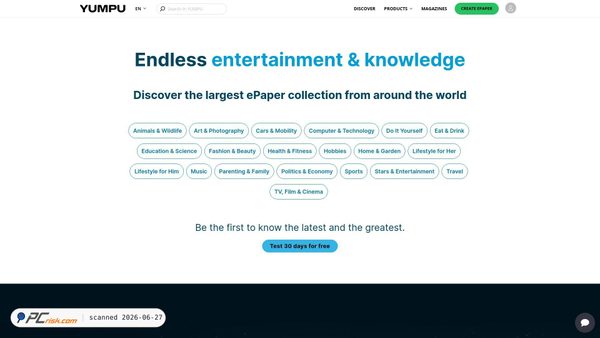 yumpu.com screenshot