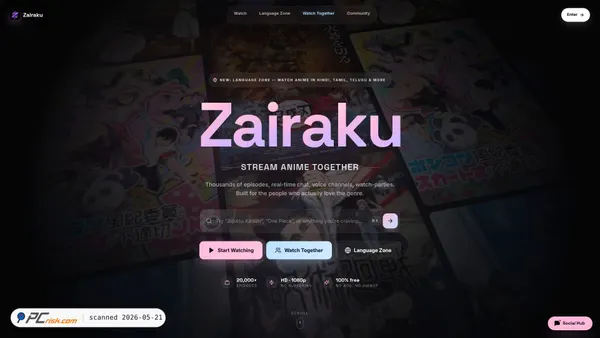 zairaku.site screenshot