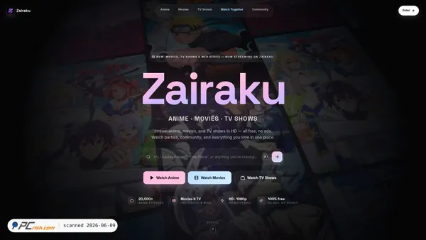 zairaku.site screenshot