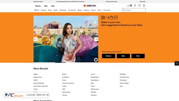 zalando.de screenshot