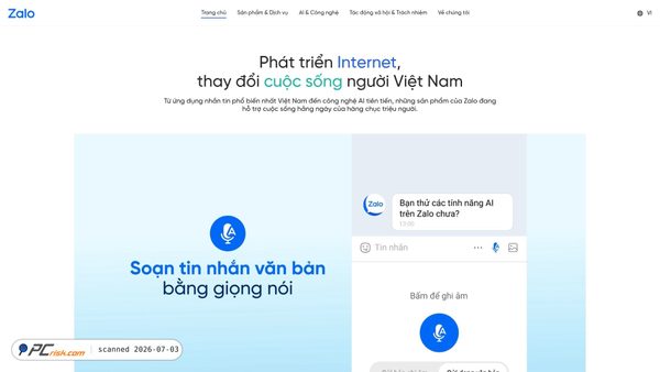 zaloapp.com screenshot