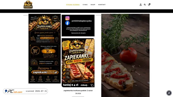 zamawiamdodomu-zapiekankigold.pl screenshot