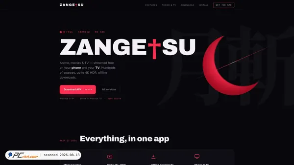 zangetsu.online screenshot