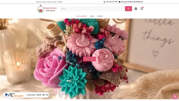 zapachowyzakatek.pl screenshot