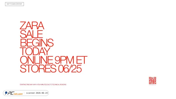 zara.com screenshot