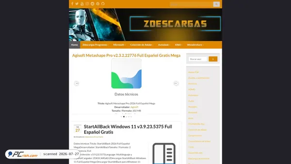 zdescargas.gratis screenshot