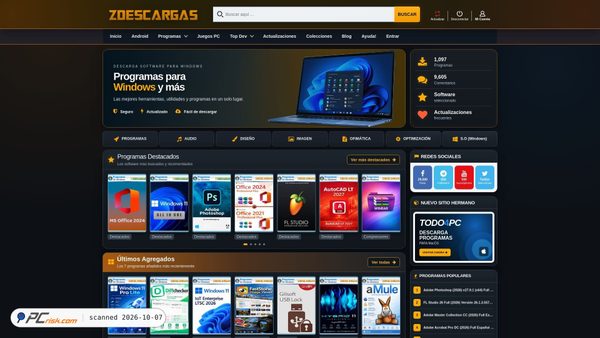 Captura de zdescargas.org