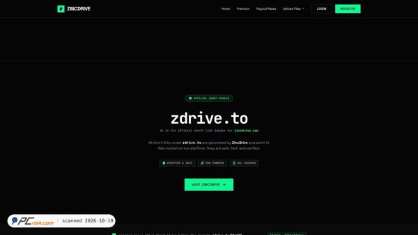 Capture d’écran de zdrive.to