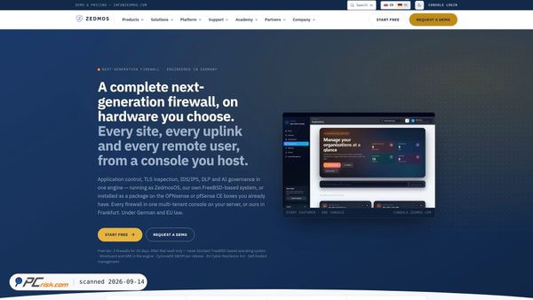 Screenshot di zedmos.com