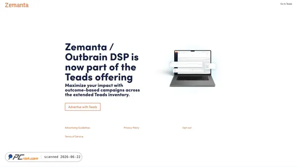 zemanta.com screenshot