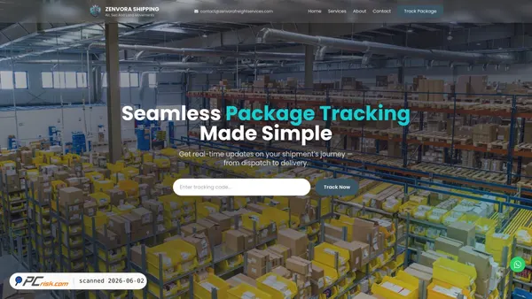 zenvorafreightservices.com screenshot