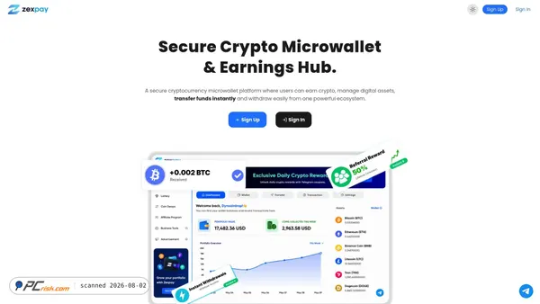 zexpay.io screenshot
