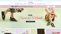 zierashoes.com.au screenshot