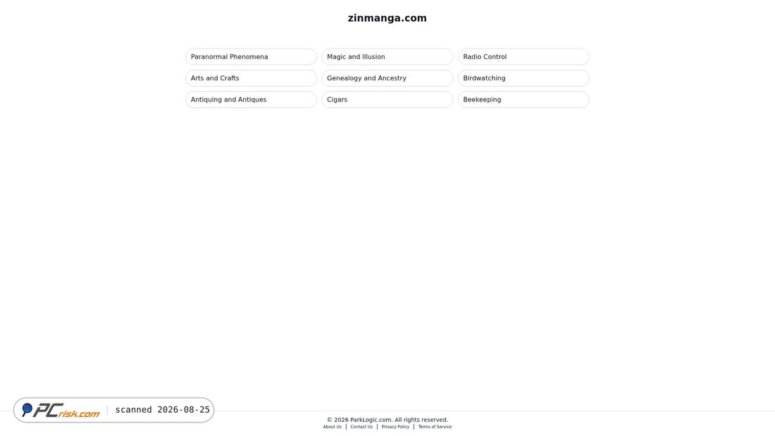 Screenshot of zinmanga.com