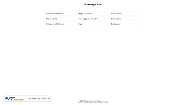 zinmanga.com screenshot