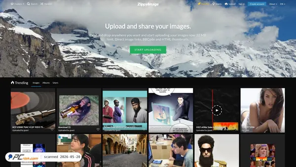 zippyimage.com screenshot