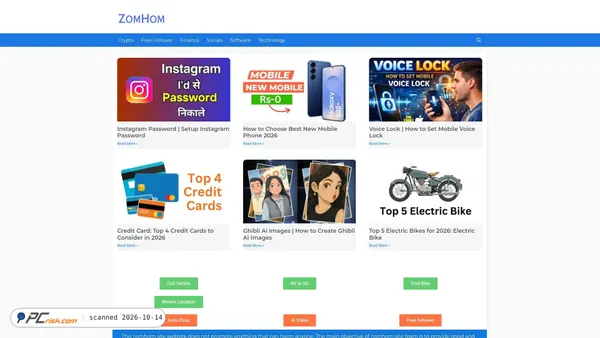 zomhom.site screenshot