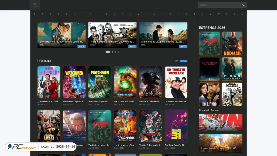 Screenshot of zonaplay.tv