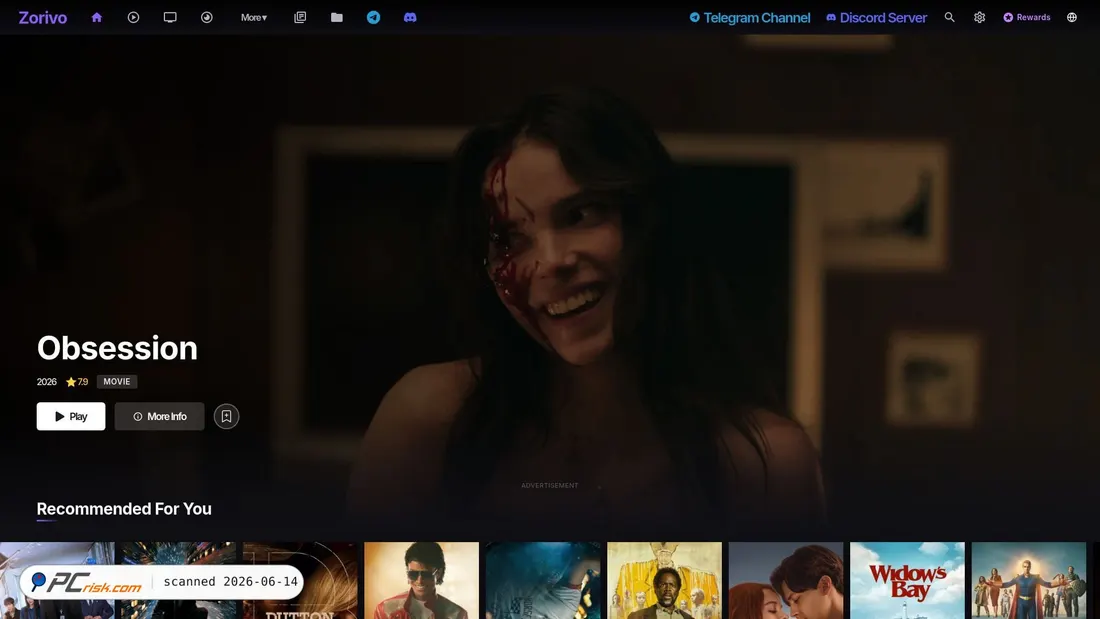 Screenshot of zorivo.st