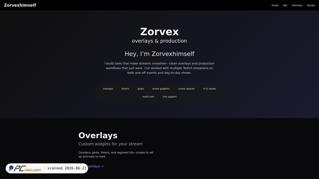 Screenshot of zorvex.wtf