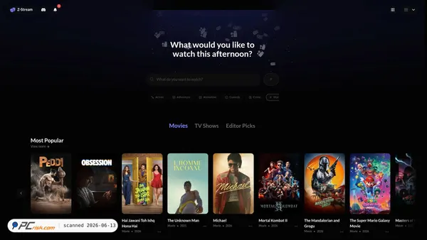 zstream.mov screenshot
