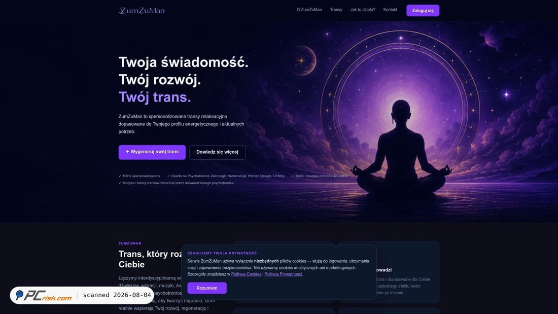 Screenshot of zumzuman.pl