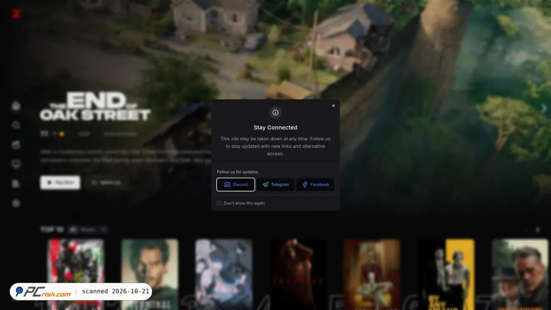 Captura de ecrã de zxcstream.com