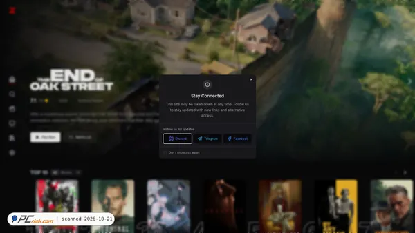 Captura de ecrã de zxcstream.com