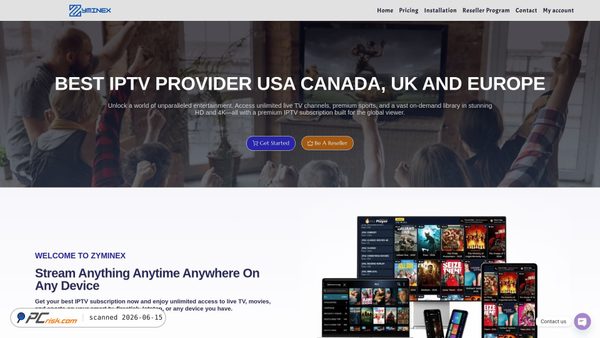 zyminex.com screenshot